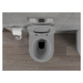 MEXEN - Rico Závesná WC misa vrátane sedátka s slow-slim, duroplast, svetlo šedá mat 30724061