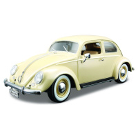 Bburago Volkswagen Beetle 1955 Beige 1:18