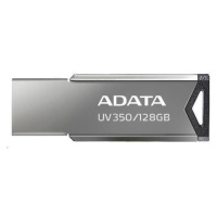 ADATA Flash Disk 64GB UV350, USB 3.2 , sivá metalíza