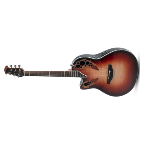 Ovation Celebrity Elite Plus Mid Cutaway Lefthand Ruby Burst