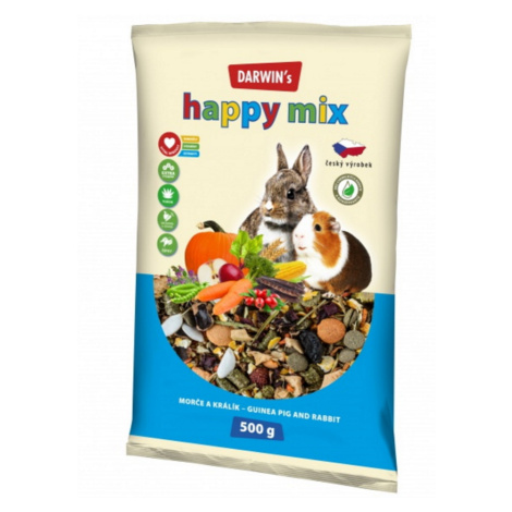 DARWIN'S Morča králik happy mix 500 g