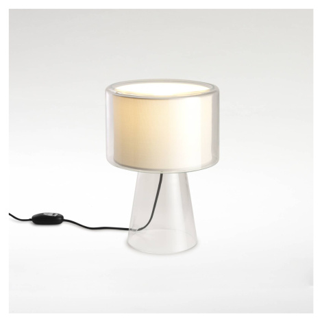 MARSET Mercer stolová lampa, polyester, Ø 29 cm