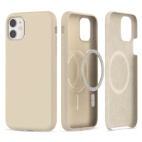 Kryt TECH-PROTECT SILICONE MAGSAFE IPHONE 11 BEIGE (9319456604894)