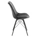Dkton 23478 Dizajnová stolička Nasia, tmavo šedá