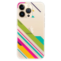 Odolné silikónové puzdro iSaprio - Color Stripes 03 - iPhone 13 Pro Max