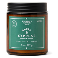 Vonná  sójová sviečka doba horenia 48 h Smoke & Cypress – Gentlemen's Hardware