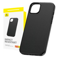 Kryt Baseus Phone Case for iPhone 15 Fauxther Series (Black)