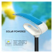 Záhradné LED svietidlo solárne s diaľkovým ovládaním 20W, 4000K, 2000lm, VT-130W (V-TAC)