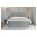 Svetlosivá boxspring posteľ s úložným priestorom 160x200 cm Lola – Ropez