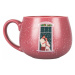 Ružový vianočný porcelánový hrnček 400 ml Pink Xmas - VDE Tivoli 1996