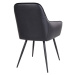 Norddan 21199 Dizajnová jedálenská stolička Gracelyn, čierna