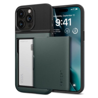 Spigen Slim Armor CS kryt iPhone 15 Pro Max zelený