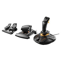 HW Joystick Thrustmaster T16000M FLIGHT PACK + plynový pedál + pedálová sada (PC)