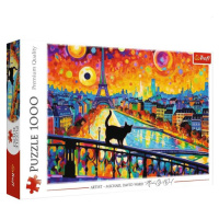 Trefl Puzzle 1000 - Mačka v Paríži