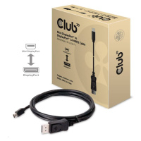 Club3D Adaptér mini DisplayPort 1.4 na DisplayPort 1.4, HBR3 8K60Hz (M/M), 2m