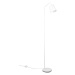Biela stojacia lampa s textilným tienidlom (výška 148 cm) Buddy – Trio