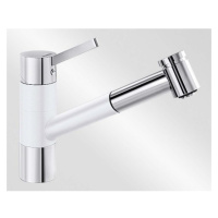 Drezová batéria Blanco TIVO - S s vyťahovacou sprškou biela/chróm 517613