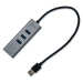 i-tec USB 3.0 Metal HUB 3 Port + Gigabit Ethernet Adapter