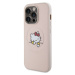 Hello Kitty PU Kitty Asleep Logo MagSafe Zadný Kryt pre iPhone 15 Pro Pink