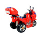 mamido  Detská elektrická motorka červená