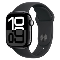 Apple Watch Series 10 GPS + Cellular 42mm Jet Black Aluminium Case (S/M), MWX63QC/A