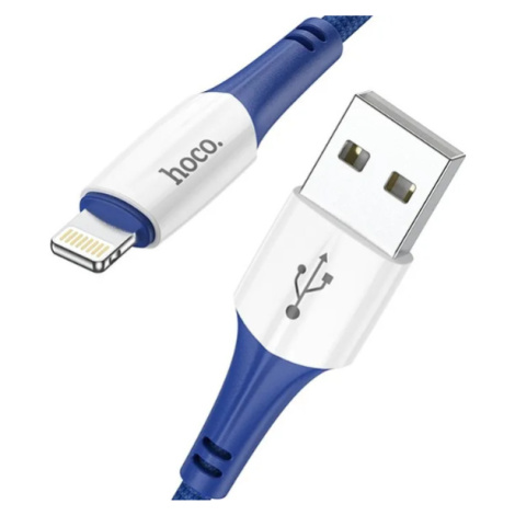 Kábel HOCO Ferry X70, USB na Lightning 8-pin 2,4A, 1m, modrý