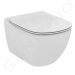 GEBERIT - Duofix Modul na závesné WC s tlačidlom Sigma30, matný chróm/chróm + Ideal Standard Tes