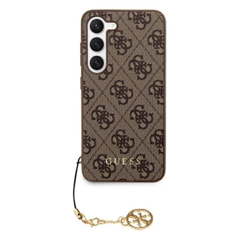 Kryt Guess GUHCS24SGF4GBR S24 S921 brown hardcase 4G Charms Collection (GUHCS24SGF4GBR)