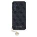 Guess 4G Charm Zadný Kryt pre Samsung Galaxy A55 5G Grey