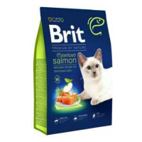 Brit Premium Cat by Nature Sterilized Salmon 800g zľava