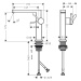 Hansgrohe Tecturis E, páková umývadlová batéria 150 Fine CoolStart EcoSmart+ s odtokovou garnitú