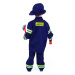 Detský kostým hasič s českou potlačou (L)