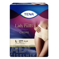 TENA Lady Pants Plus Crème L naťahovacie inkontinenčné nohavičky pre ženy 8 ks