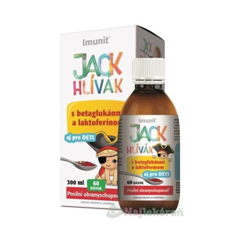 Hlíva Jack Hlívák sirup 300 ml glukany a laktoferin