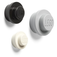 Súprava 3 vešiakov na stenu LEGO® Black And White
