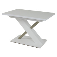 Sconto Jedálenský stôl UTENDI 1 biela, šírka 130 cm, rozkladací