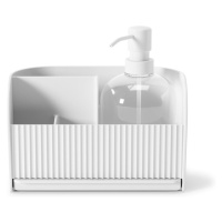 Biely stojan na umývacie prostriedky z recyklovaného plastu Sling – Umbra