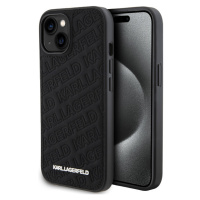 Karl Lagerfeld PU Quilted Pattern Zadný Kryt pre iPhone 15 Black