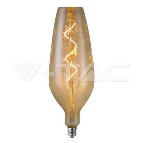 LED žiarovka - 4W Filament Spiral B125 2700K Smoky Glass VT-2272 (V-TAC)