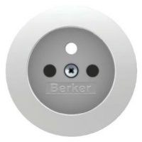 Kryt zásuvky 230V R.1/R.3/R.8 biely (Berker)