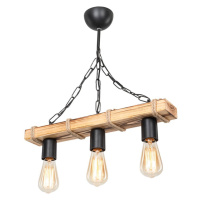 Stropné svietidlo v čierno-prírodnej farbe 10.5x48.5 cm – Squid Lighting