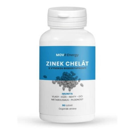 MOVIT Zinok chelát 15 mg 90 tabliet