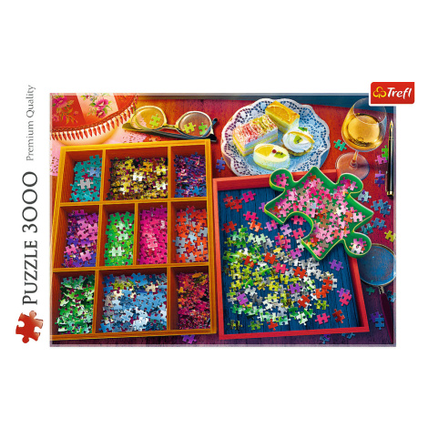 Trefl Puzzle 3000 - Večer s puzzle