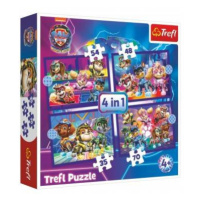 Puzzle 4v1 The Mighty Movie 2023 Paw Patrol/Tlapková Patrola v krabici 28x28x6cm