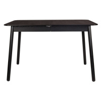 Čierny rozkladací jedálenský stôl Zuiver Glimpse, 120 x 80 cm