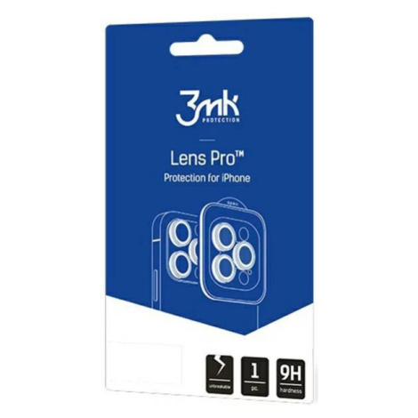 Ochranné sklo 3MK Lens Protection Pro iPhone 15 Pro 6.1" royal blue Camera lens protection with 
