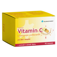 NEURAXPHARM Vitamín C s postupným uvoľňovaním 90 kapsúl