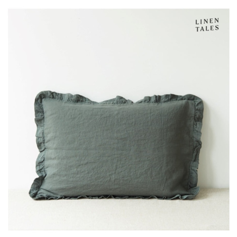 Ľanová obliečka na vankúš 65x65 cm Forest Green  – Linen Tales