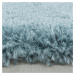 Kusový koberec Fluffy Shaggy 3500 blue kruh - 80x80 (průměr) kruh cm Ayyildiz koberce
