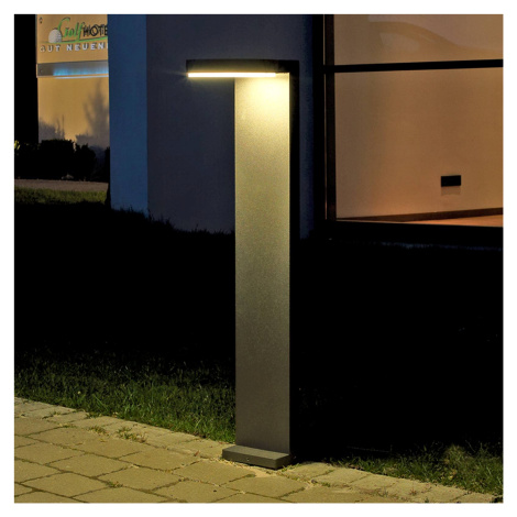 Hliníkové LED svietidlo na chodník Tamar v antracitovej farbe Albert Leuchten